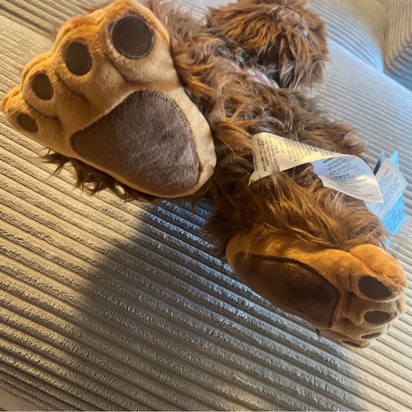 Disney Star Wars Chewbacca Big feet Plush New - Picture 6 of 10
